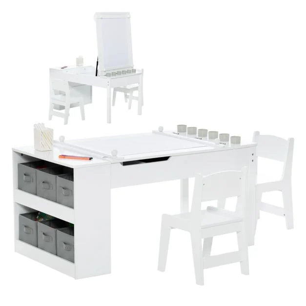 Maxi-Storage 2-in-1 Kids' Art Table Set