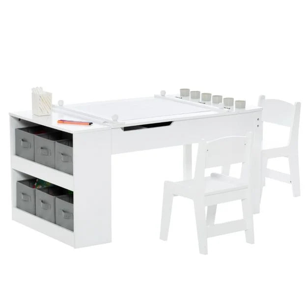 Maxi-Storage 2-in-1 Kids' Art Table Set