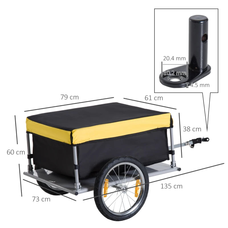 Folding Bike Trailer – Two-Wheel Cargo Wagon
