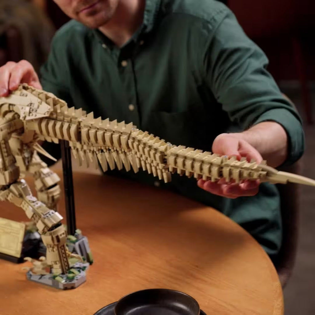 LEGO Jurassic World Dinosaur Fossils: Tyrannosaurus Rex Display Set for Adults
