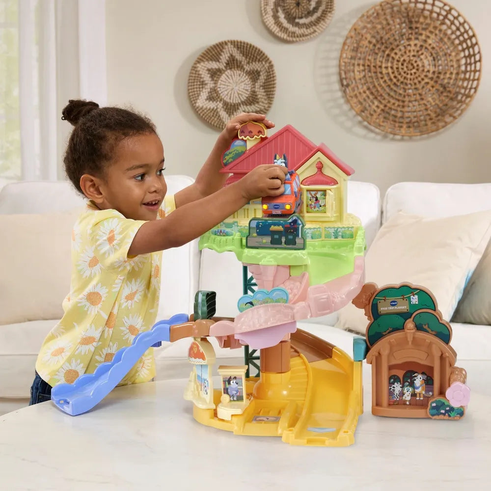 VTech Toot-Toot Drivers Bluey Road Trip Interactive Playset