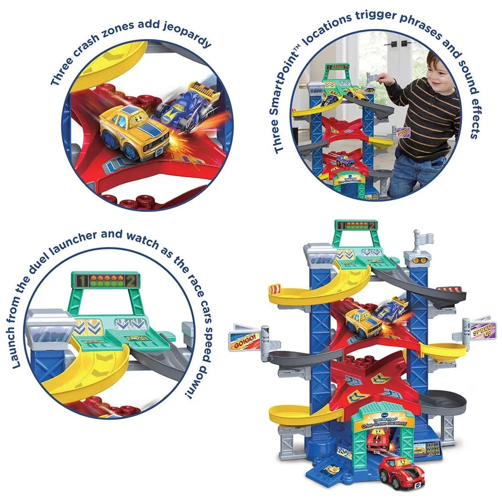 VTech Toot-Toot Drivers Criss-Cross Raceway Interactive Playset