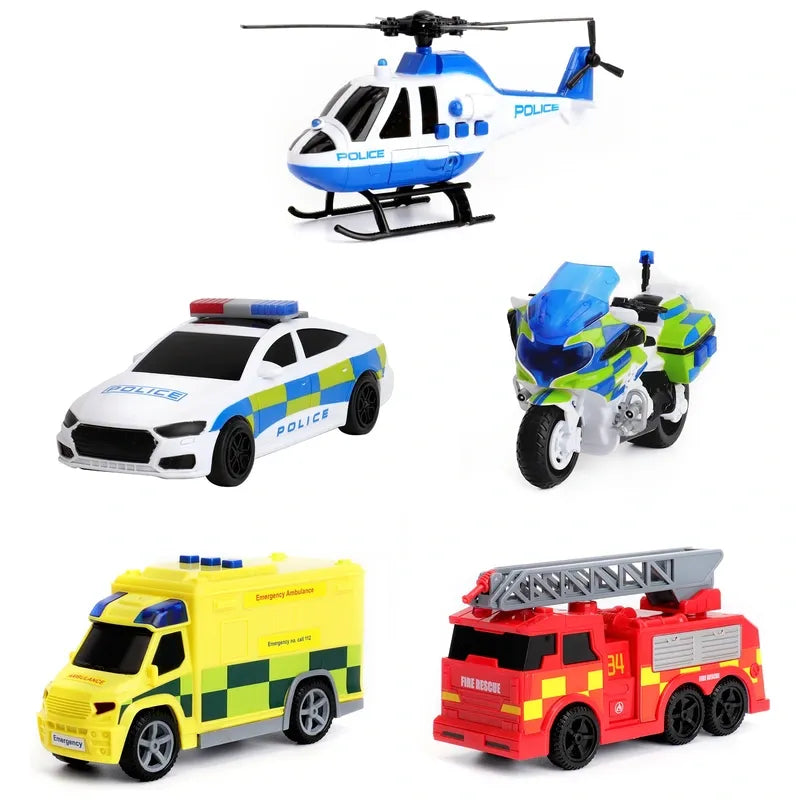Super Wheelz Lights & Sounds Emergency Team 5-Car Pack