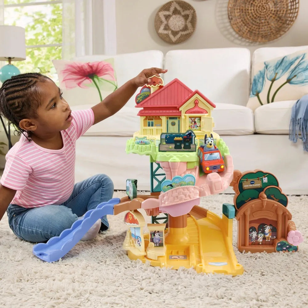 VTech Toot-Toot Drivers Bluey Road Trip Interactive Playset