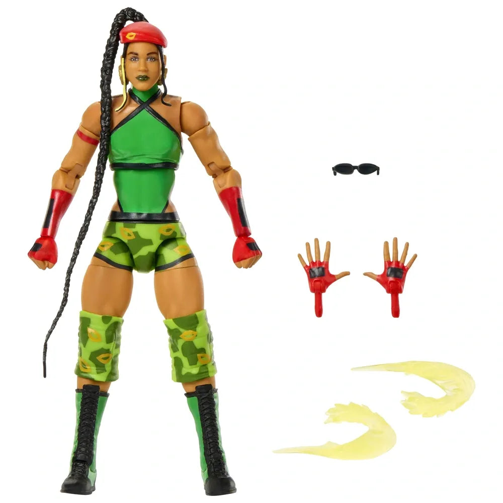WWE Elite x Street Fighter Bianca Belair as Cammy Action Figure