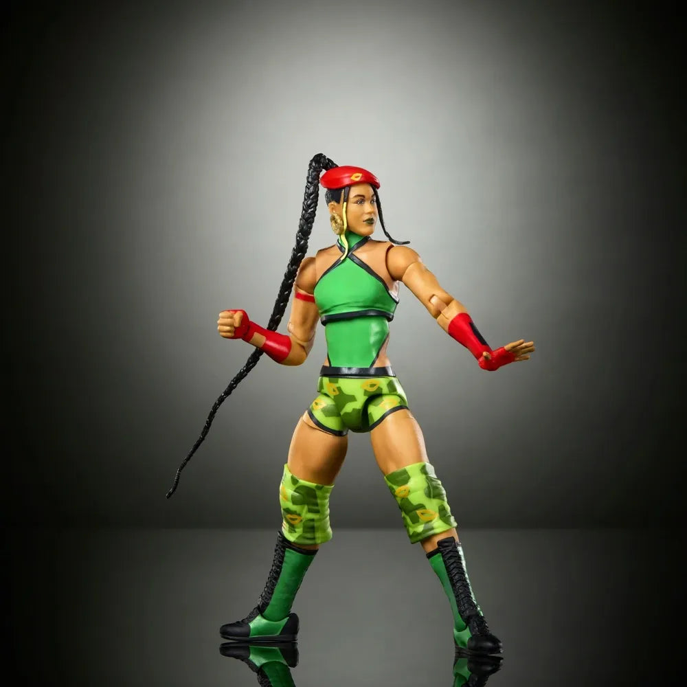 WWE Elite x Street Fighter Bianca Belair as Cammy Action Figure