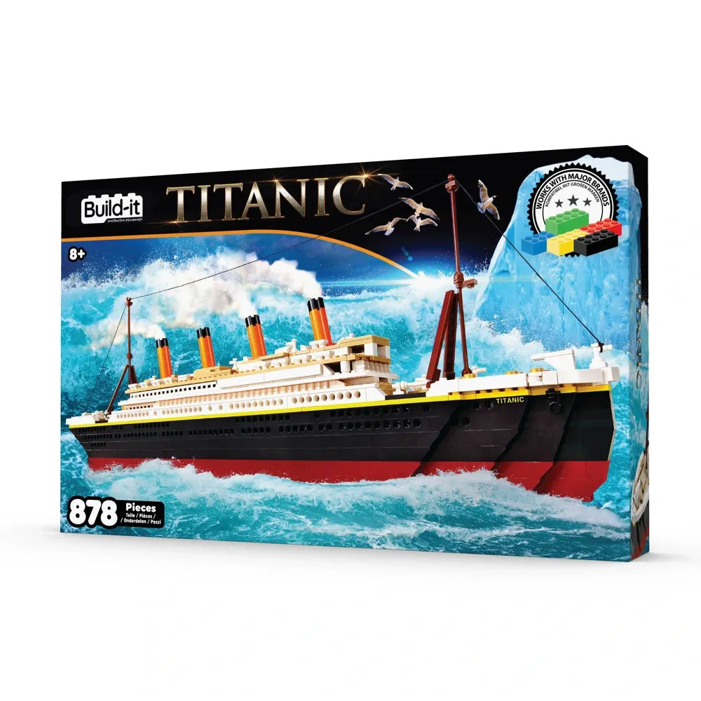 Build-It Deluxe Titanic 878-Piece Oxford Building Brick Set