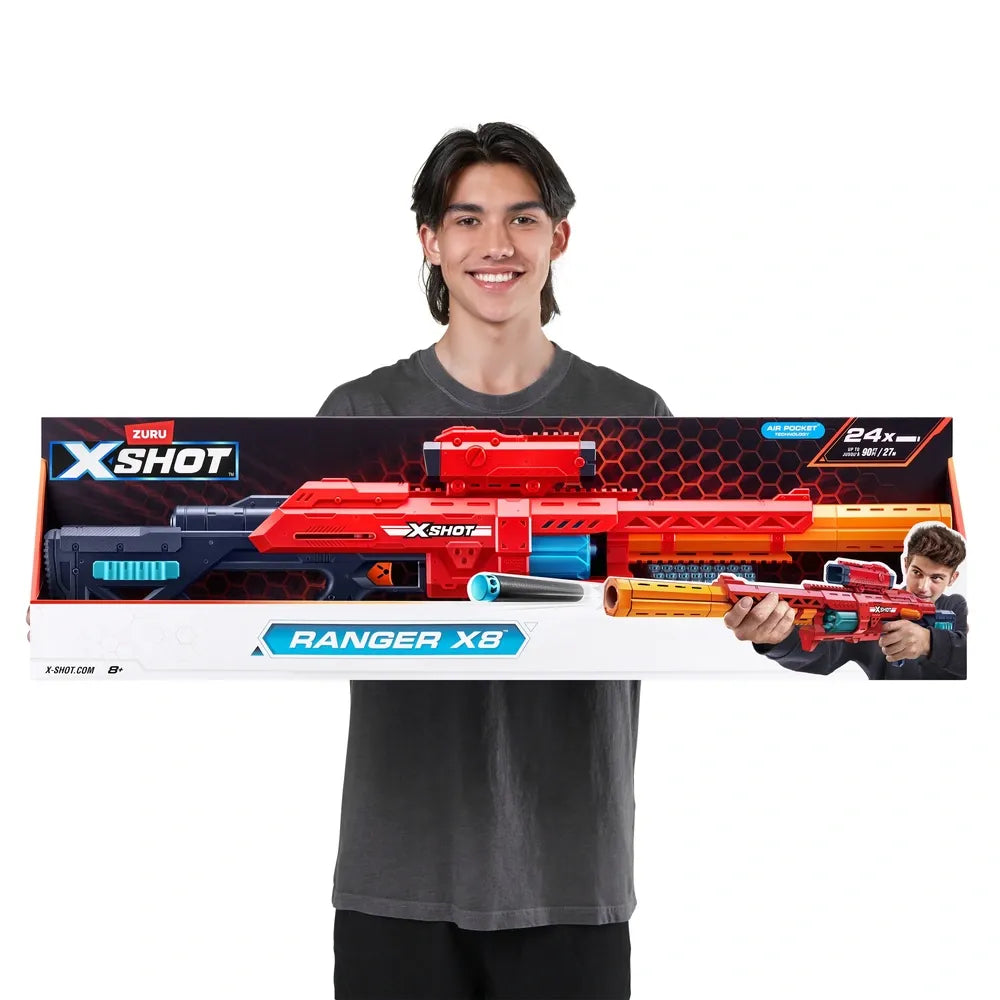 Exel Ranger Xshot XSHOT by ZURU Excel Ranger X8 Foam Dart Blaster – ukbuys