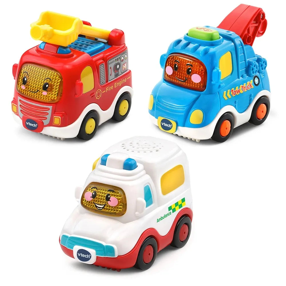 VTech Toot-Toot Drivers Emergency Vehicles Toy Cars 3-Pack