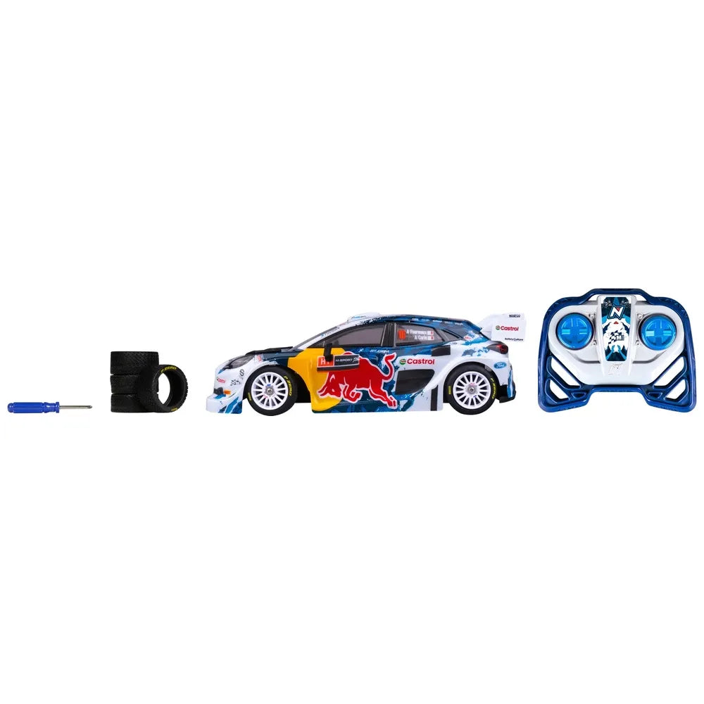 Nikko Red Bull Rally Remote Control Car M-Sport Ford 1:16