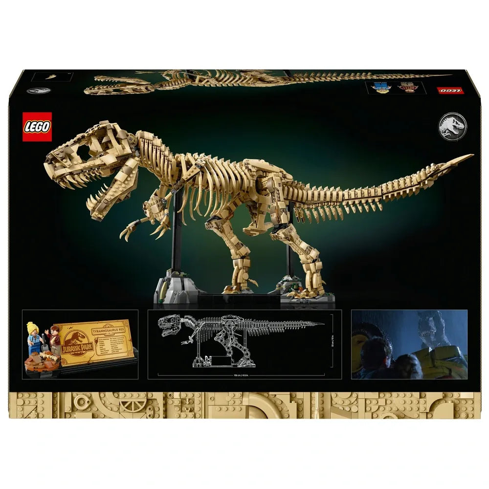 LEGO Jurassic World Dinosaur Fossils: Tyrannosaurus Rex Display Set for Adults