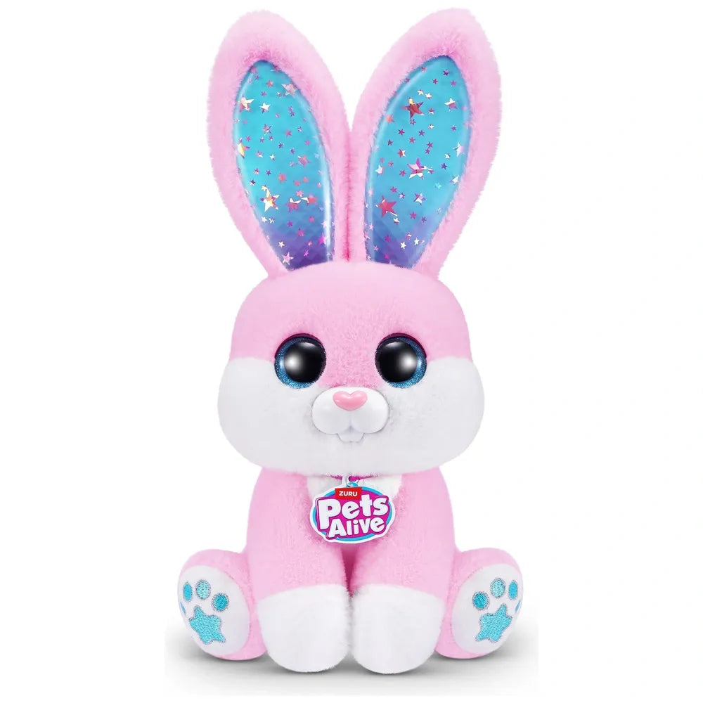 Pets Alive by ZURU Magic Bunnies Pink Interactive Plush Toy Set