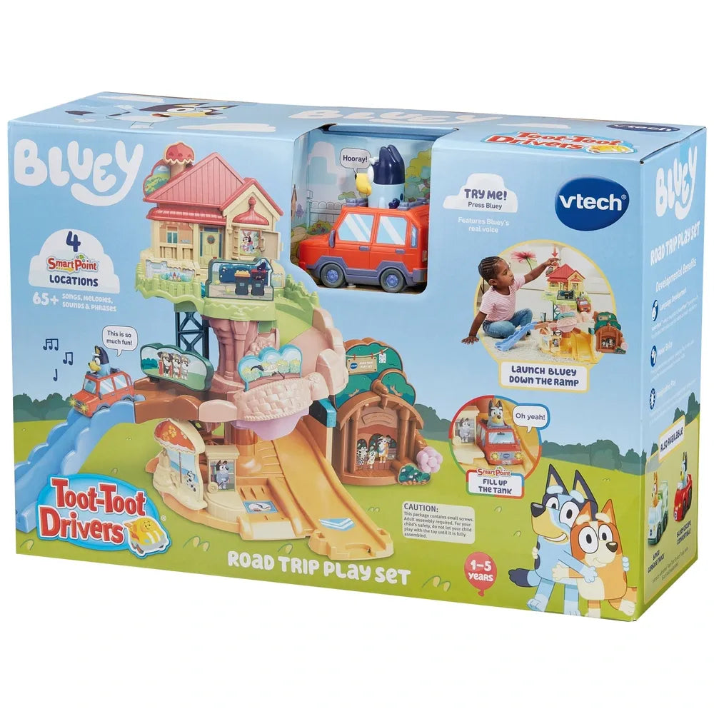 VTech Toot-Toot Drivers Bluey Road Trip Interactive Playset