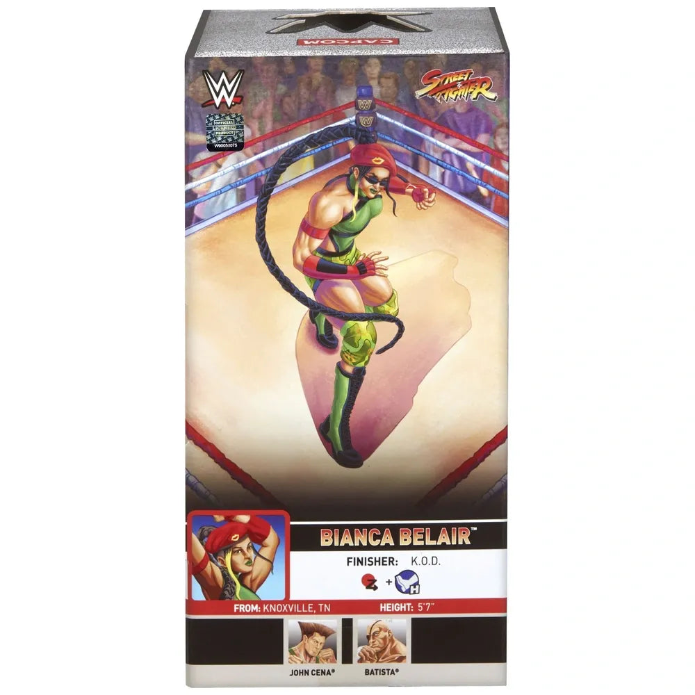 WWE Elite x Street Fighter Bianca Belair as Cammy Action Figure
