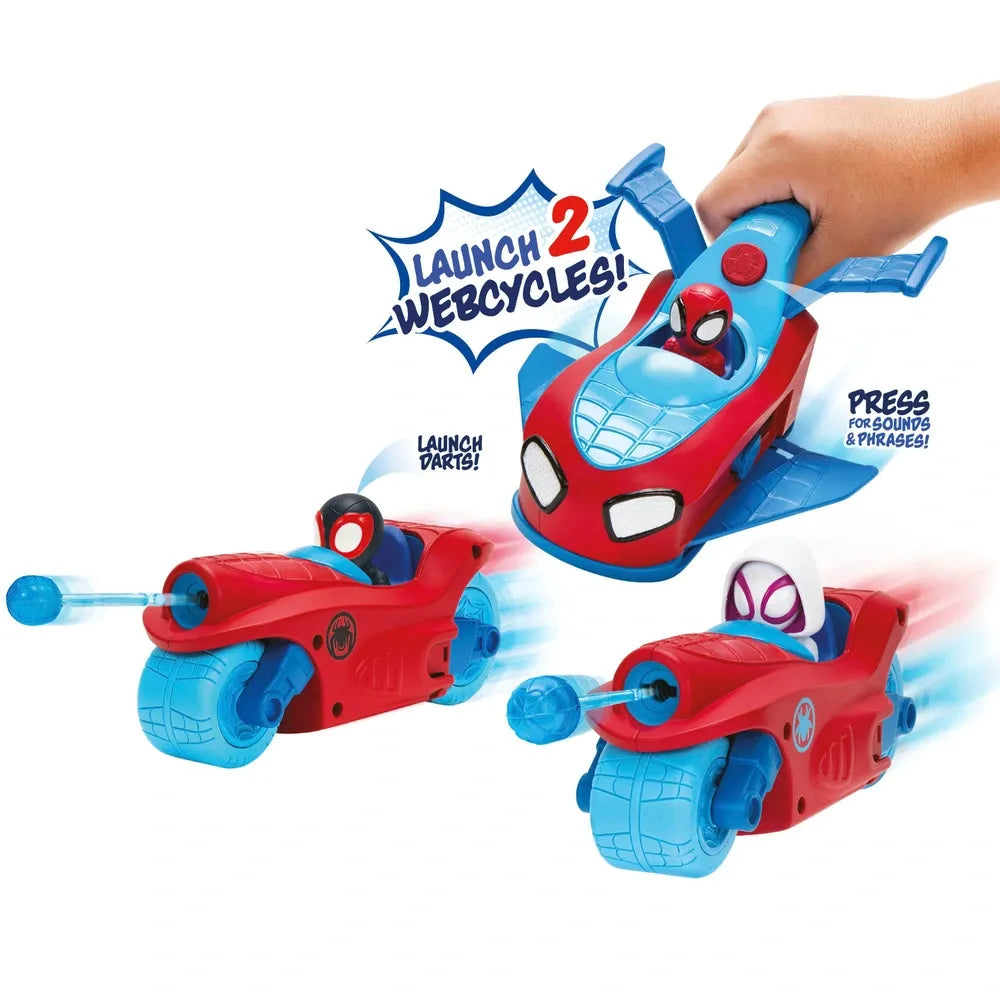 3-in-1 Spidey Team Split Racer Playset – Spidey and His Amazing Friends Toy
