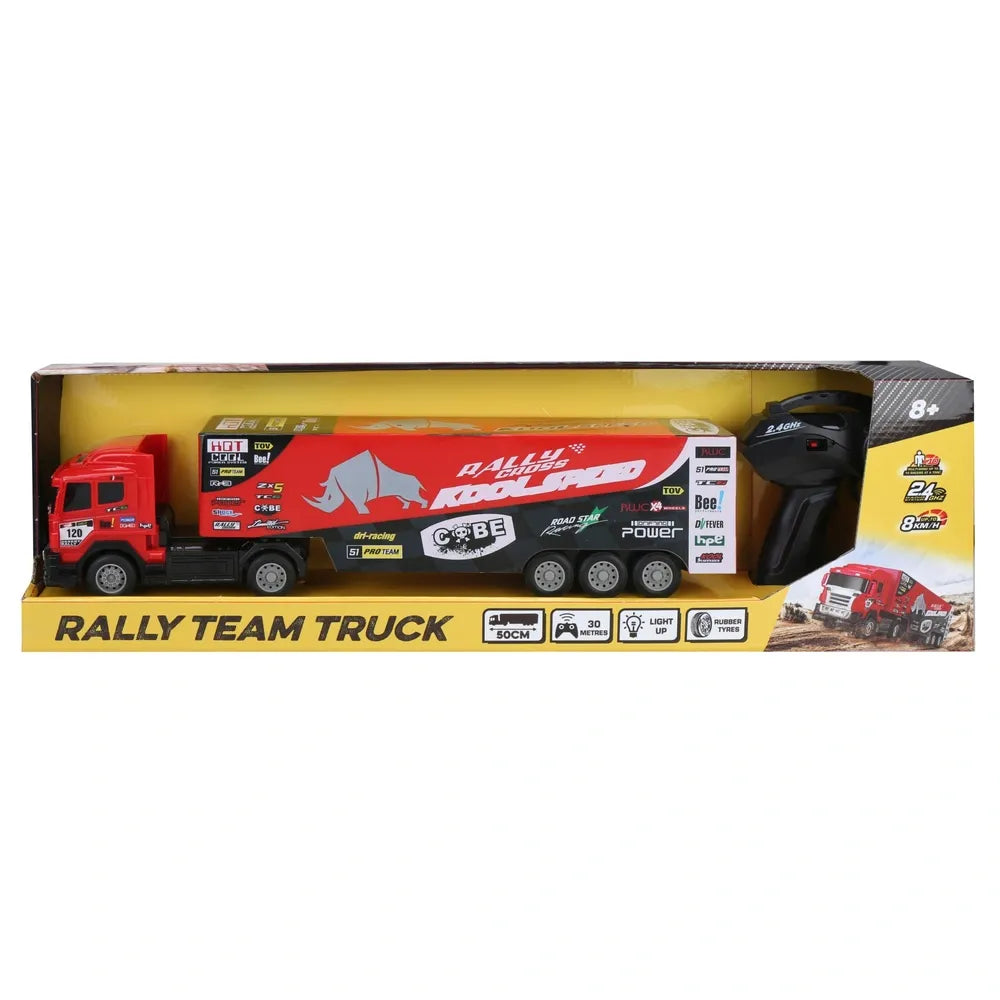Remote Control Rally Team Truck with Lights