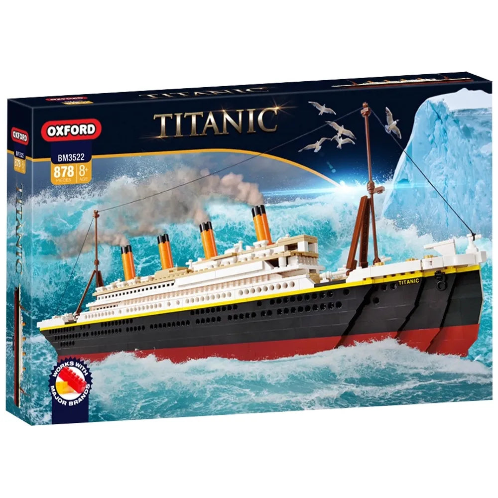 Build-It Deluxe Titanic 878-Piece Oxford Building Brick Set