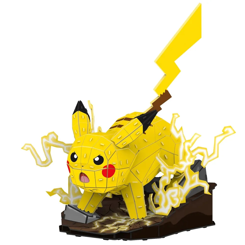 Pokémon 4D Build Pikachu 3D Puzzle – 201-Piece Construction Model Toy