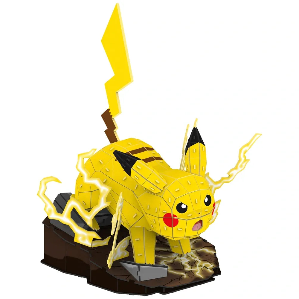 Pokémon 4D Build Pikachu 3D Puzzle – 201-Piece Construction Model Toy