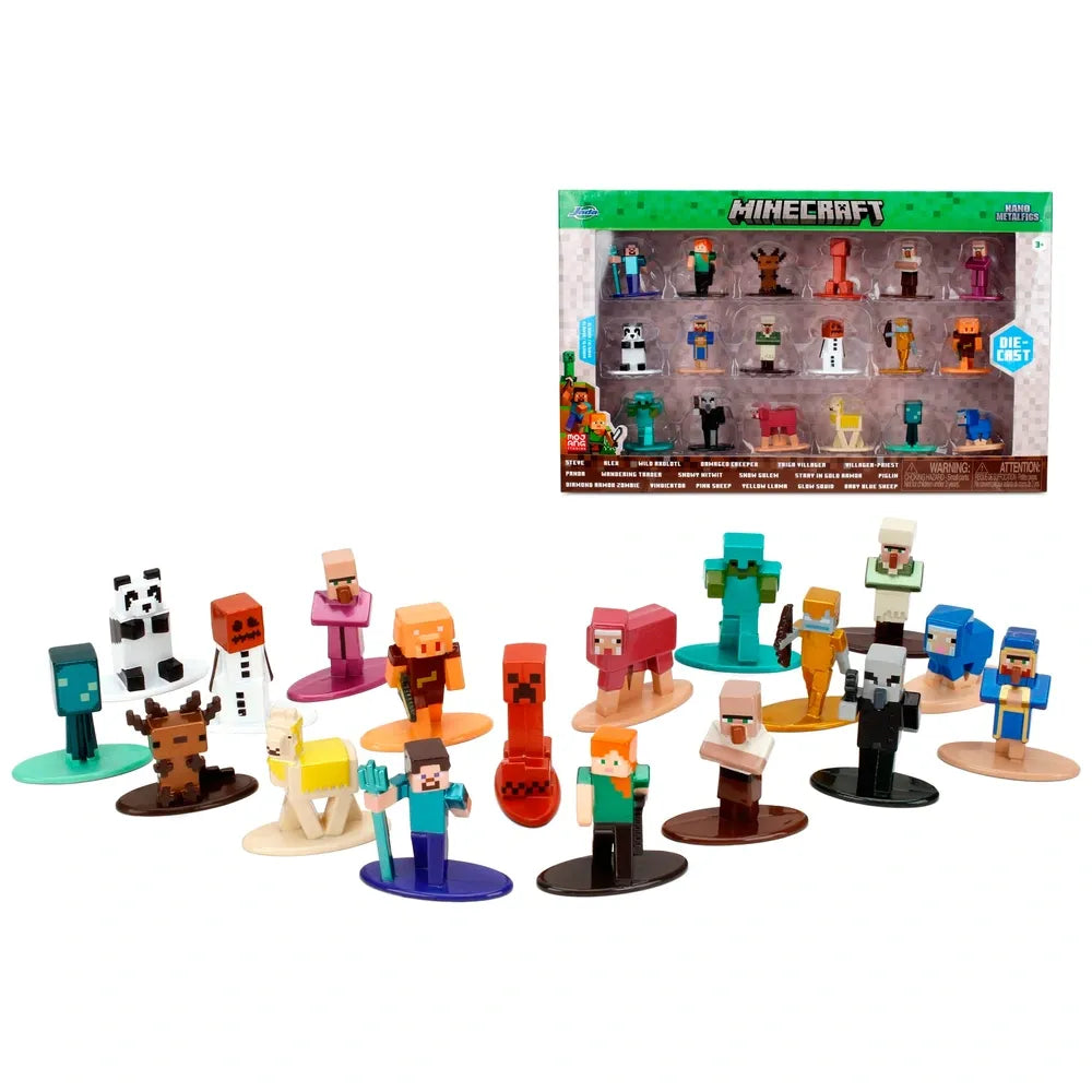 Minecraft Nano Metal Figures 18-Pack Wave 13