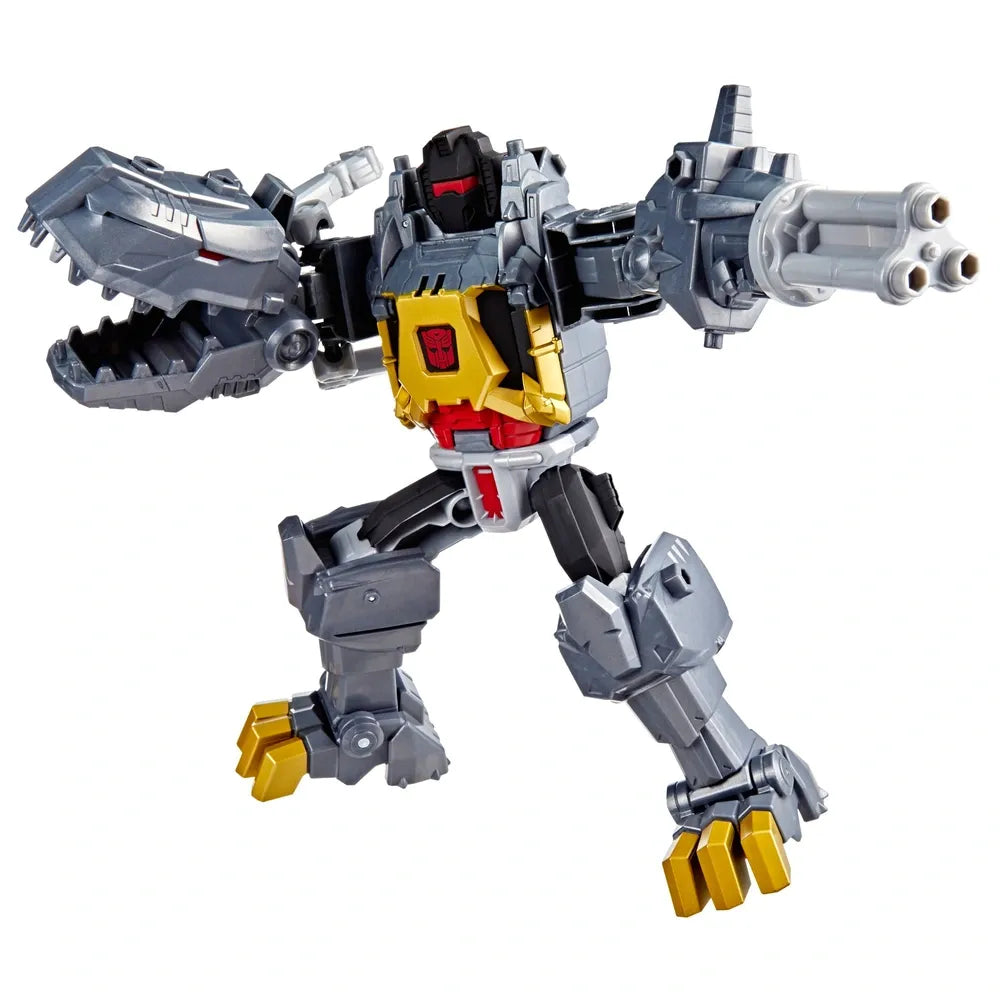 Cyberworld Transformers Figures – Chomp & Battle Grimlock Action Toy