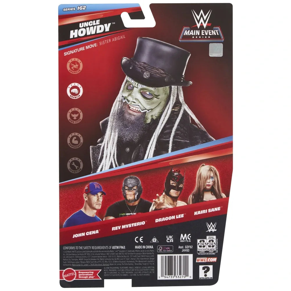 WWE Uncle Howdy Main Event Series 162 Wrestling Figure