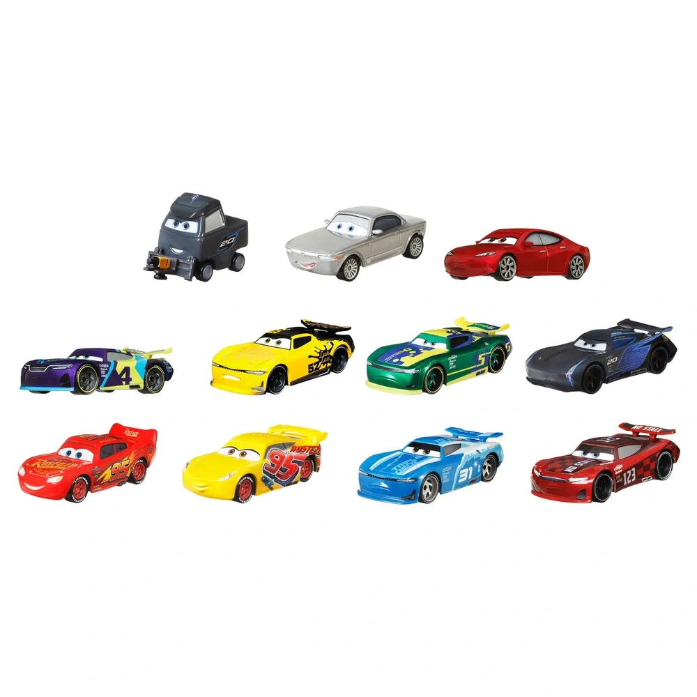 Disney Cars 1:55 Piston Cup Die-Cast Cars 11-Pack – Racing Collectible Set