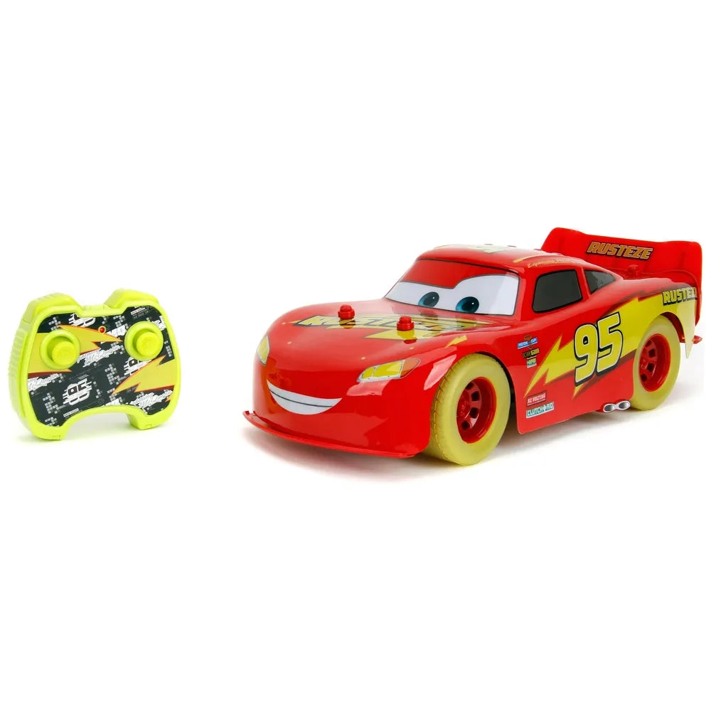 Disney Cars Glow Racers 1:14 RC Lightning McQueen