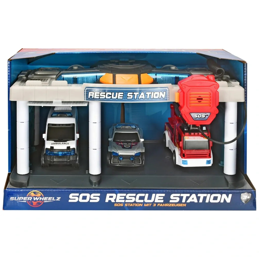 SOS Rescue Station Playset by Super Wheelz
