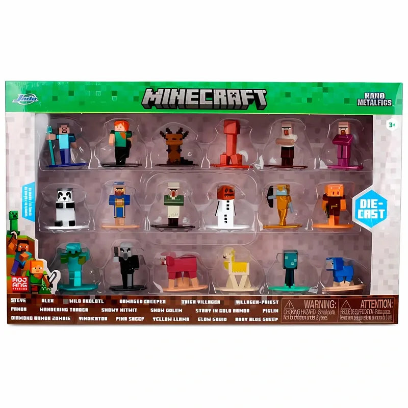 Minecraft Nano Metal Figures 18-Pack Wave 13