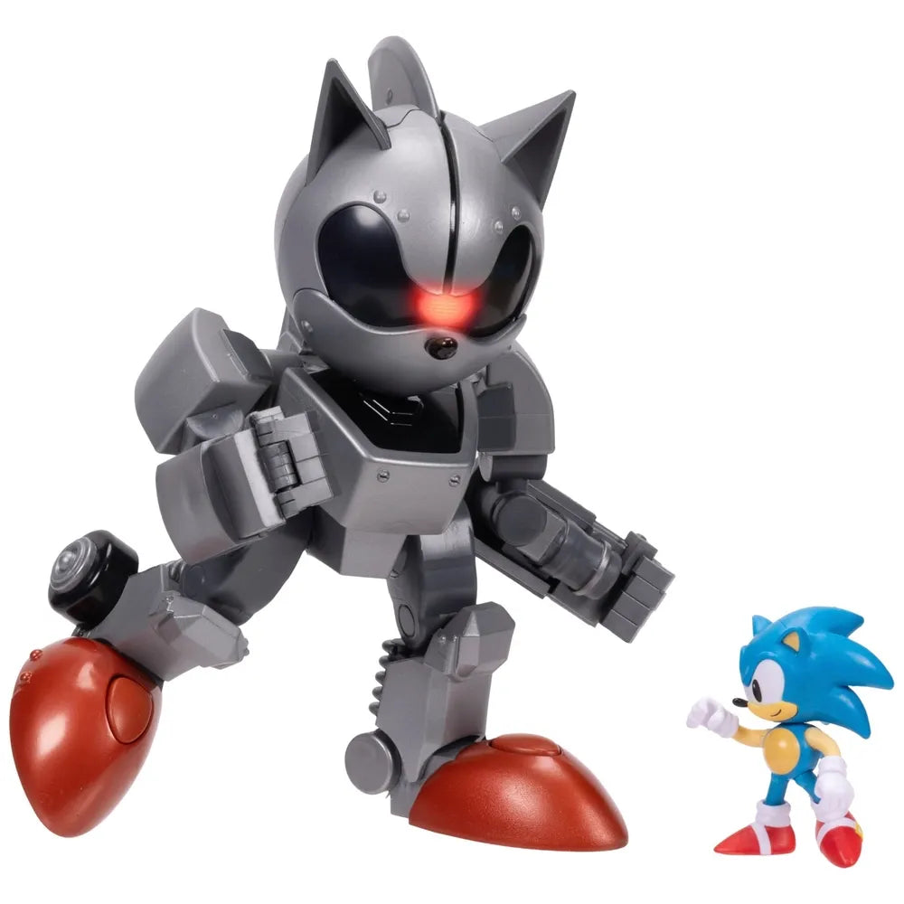 20cm Sonic the Hedgehog Figures – Mecha Sonic vs Sonic Action Feature Pack