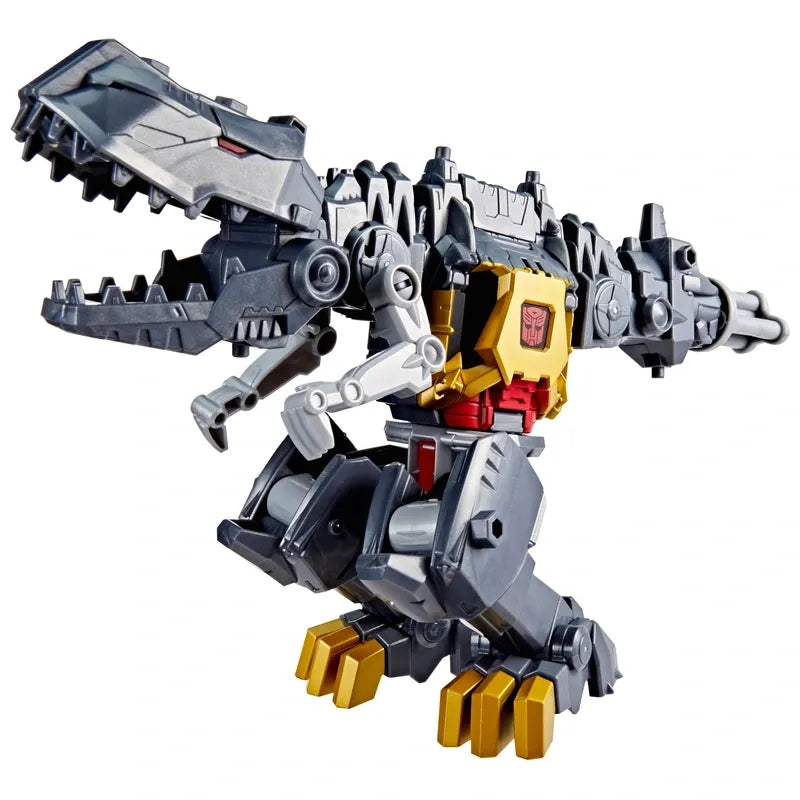 Cyberworld Transformers Figures – Chomp & Battle Grimlock Action Toy