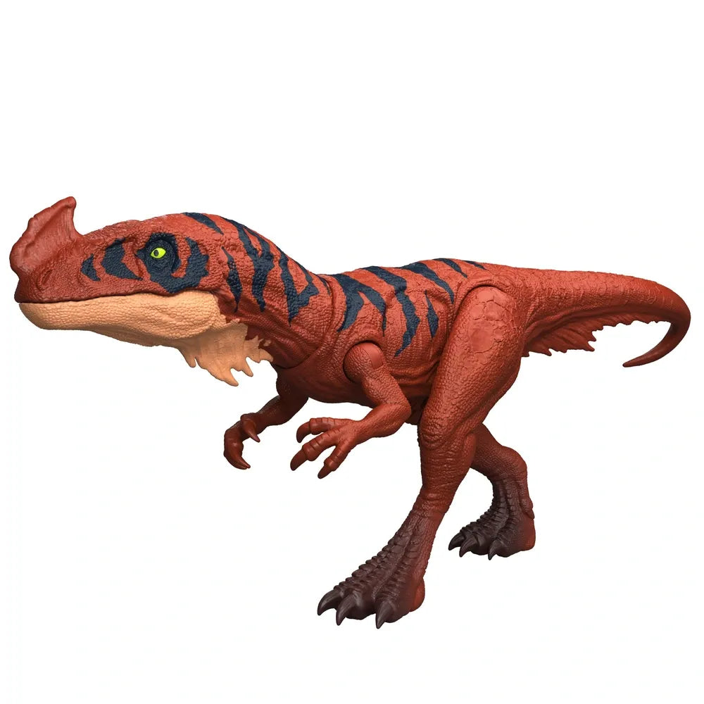 Jurassic World Wild Roar Afrovenator Dinosaur Action Figure Toy for Kids