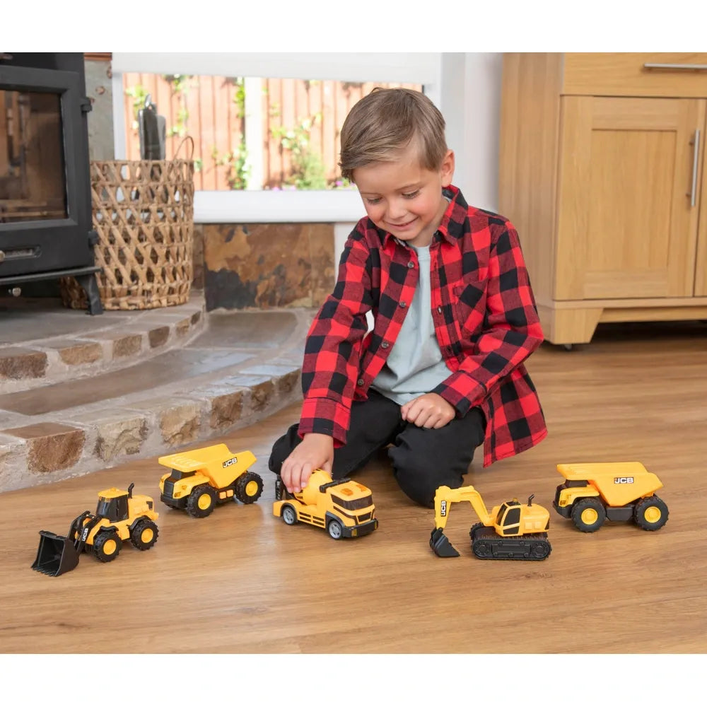 Teamsterz JCB Construction Team Vehicles 5-Pack