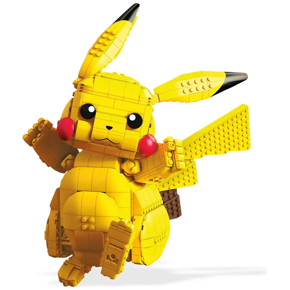 MEGA Building Blocks Pokémon Jumbo Pikachu 825-Piece Construction Play Set