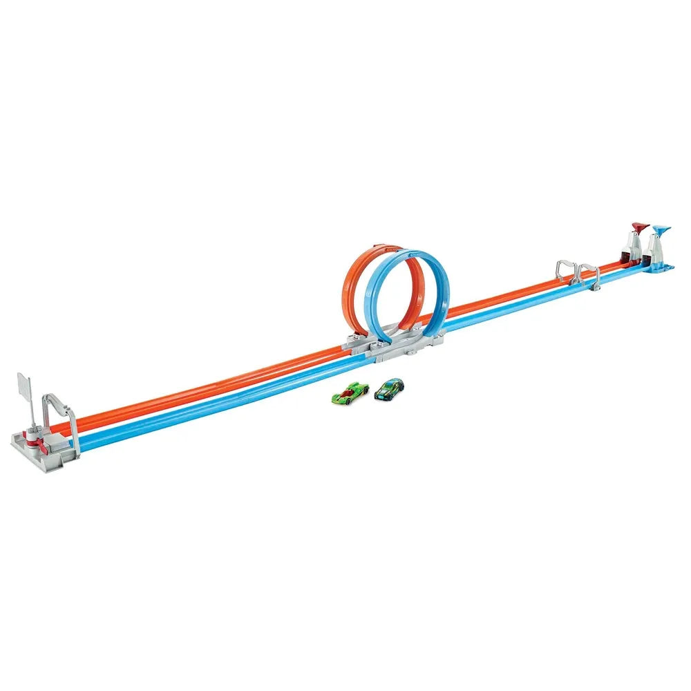 Hot Wheels Action Double Loop Dash Track Playset