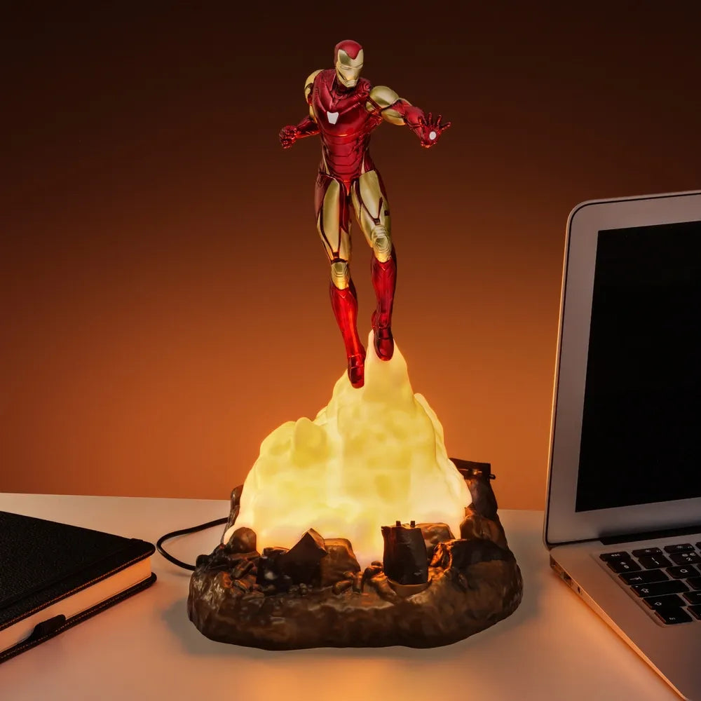 Marvel Iron Man Diorama Light Collectible Display with LED Illumination