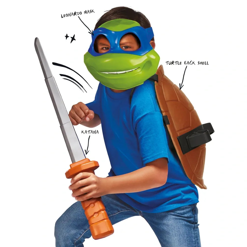 TMNT Mutant Mayhem Battle Pack: Leonardo Mask & Accessories Set