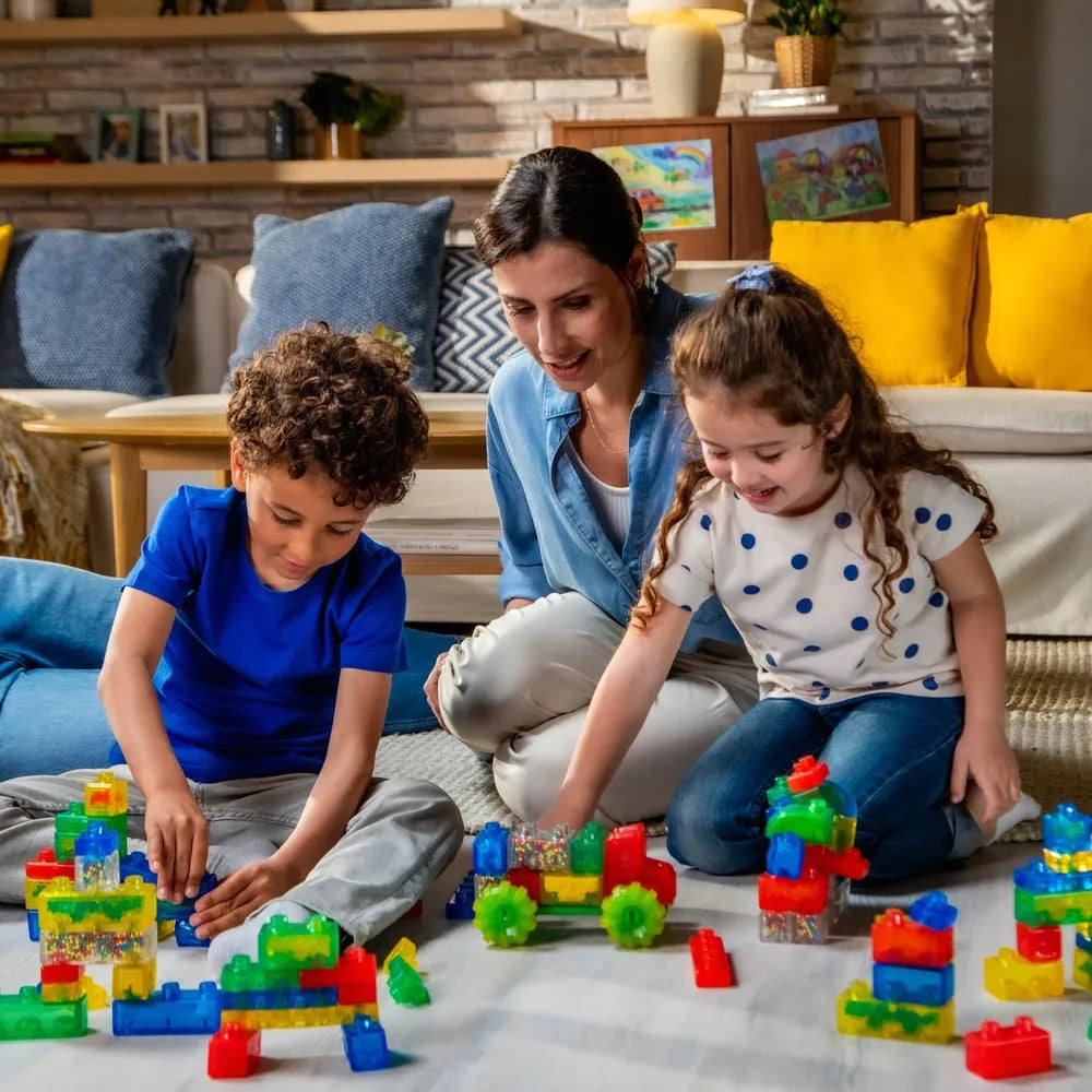 Jelly Blox Squishy Building Blocks 2-in-1 Storage Box