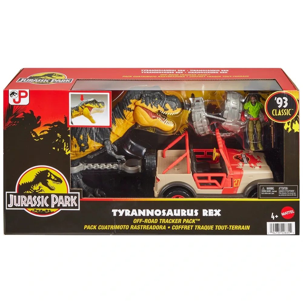 Jurassic Park Dino Playset – T-Rex Off-Road Tracker Adventure Toy
