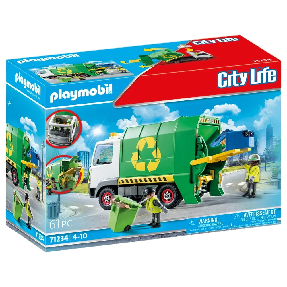 Playmobil City Life 71234 Recycling Truck 61-Piece Set