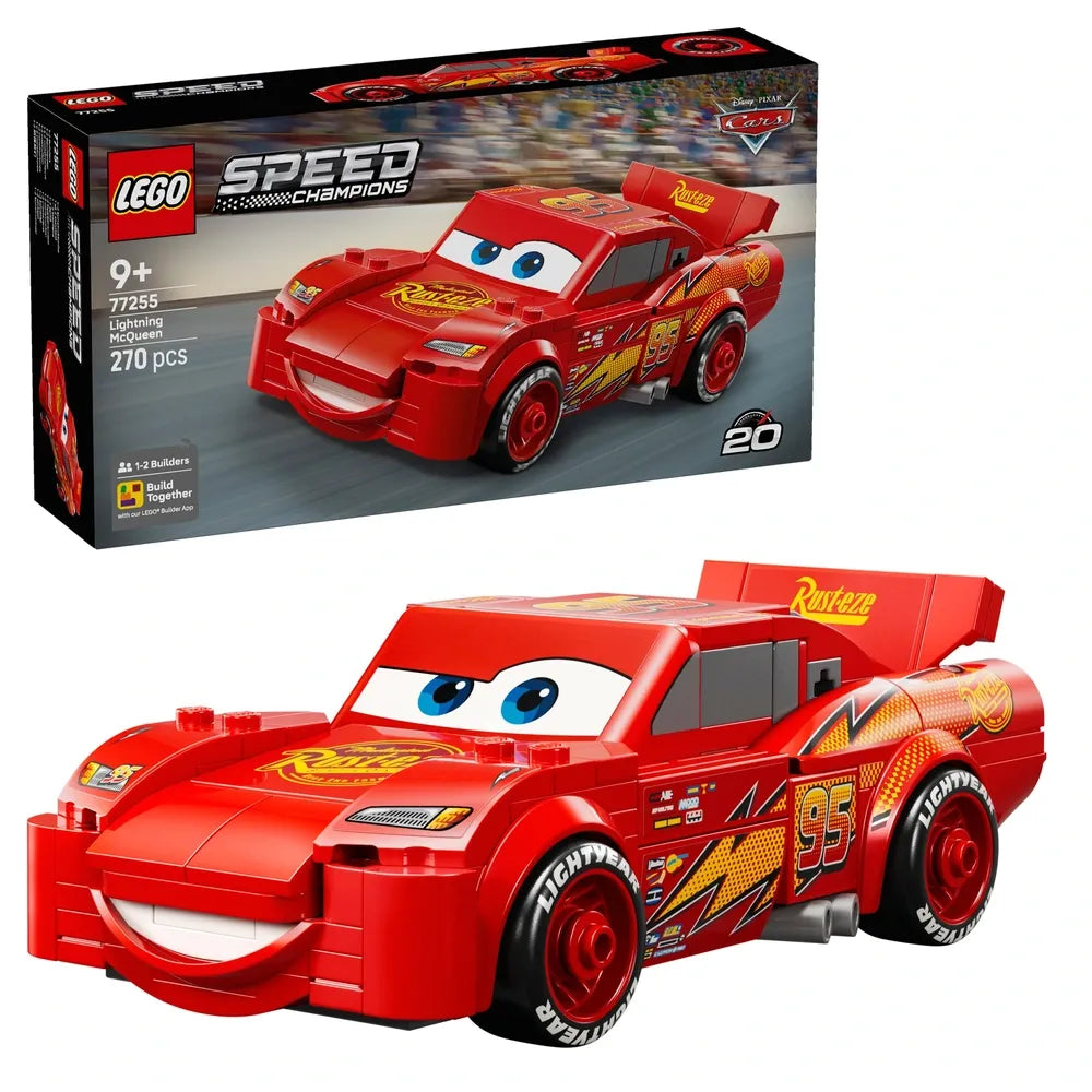 LEGO 77255 Speed Champions – Build Lightning McQueen Racing Car