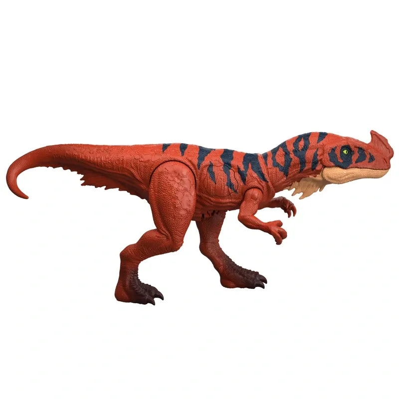 Jurassic World Wild Roar Afrovenator Dinosaur Action Figure Toy for Kids