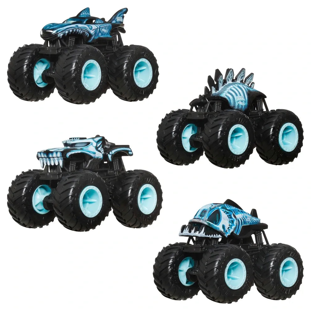 Hot Wheels 4-Pack Monster Trucks X(L) Ray 1:64 Scale
