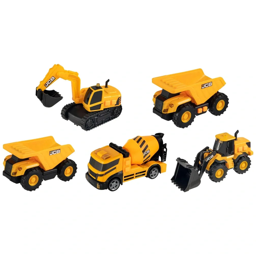 Teamsterz JCB Construction Team Vehicles 5-Pack