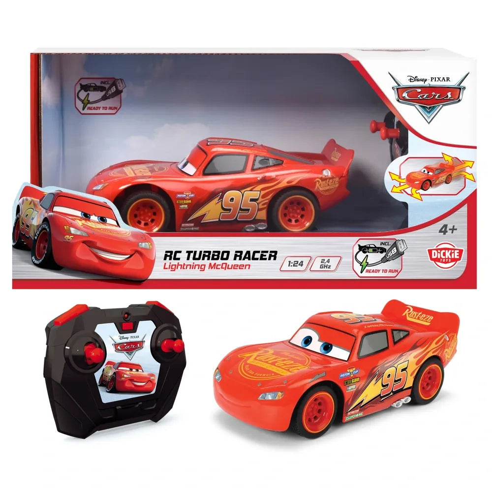 Disney Cars 3 Lightning McQueen 1:24 Remote Control Turbo Racer