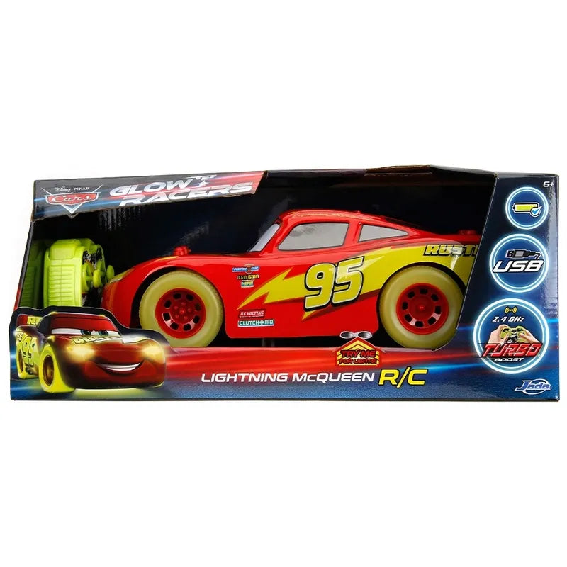 Disney Cars Glow Racers 1:14 RC Lightning McQueen