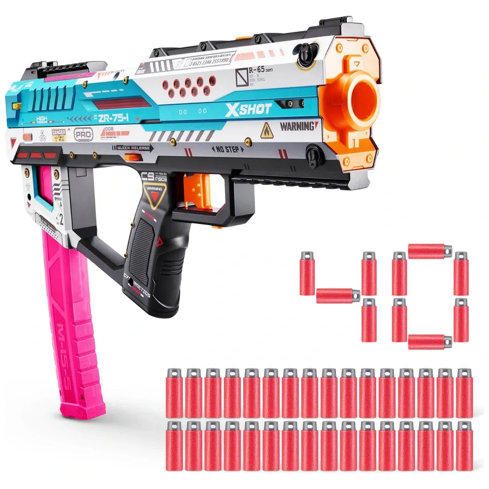 XSHOT Skins Pro Series Fury-X Blaster with 40 Darts by ZURU
