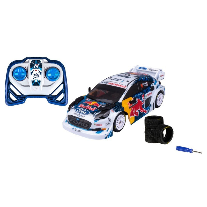 Nikko Red Bull Rally Remote Control Car M-Sport Ford 1:16