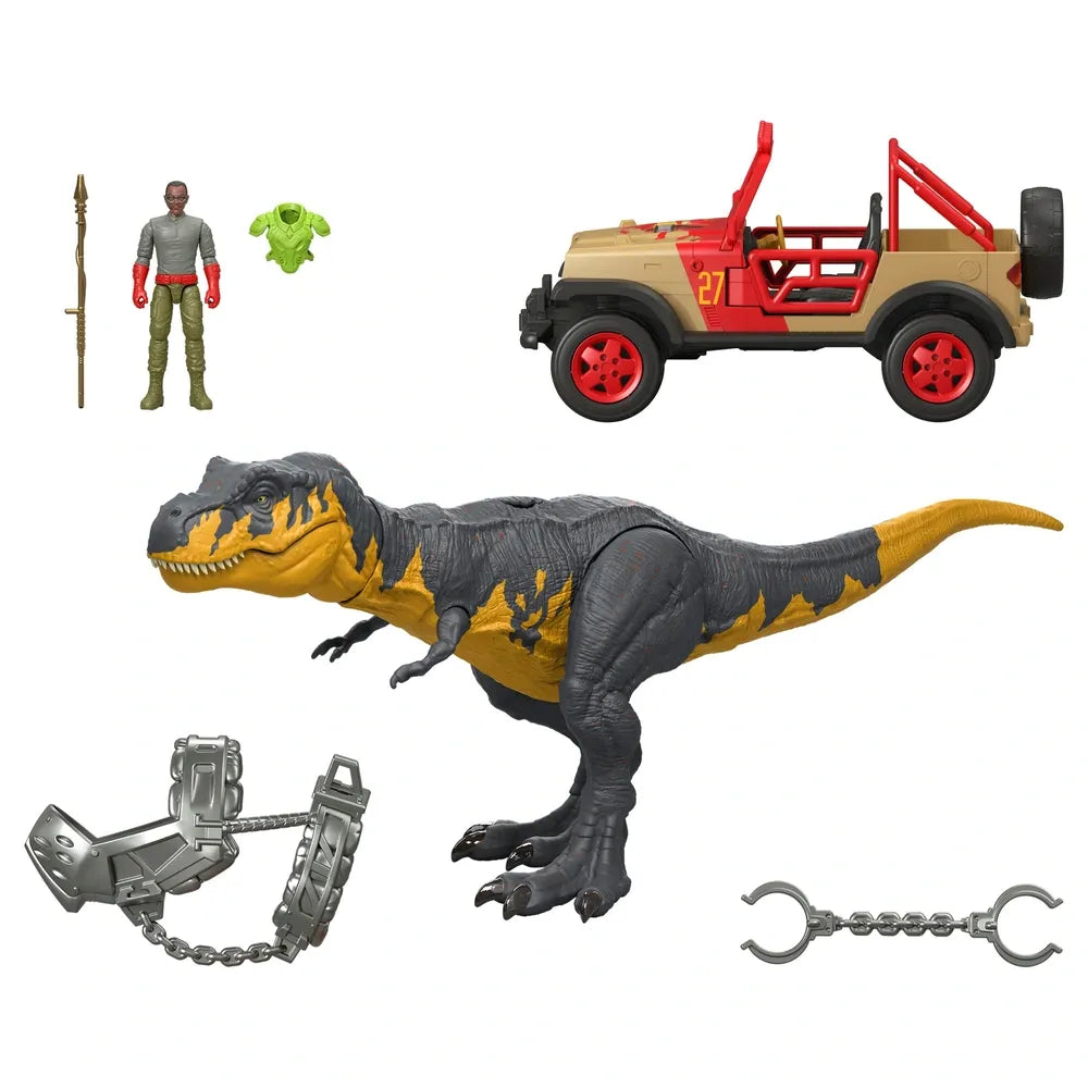 Jurassic Park Dino Playset – T-Rex Off-Road Tracker Adventure Toy